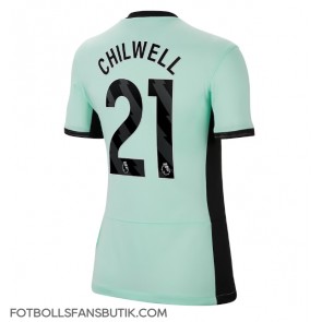 Chelsea Ben Chilwell #21 Replika Tredje Tröja Damer 2023-24 Kortärmad